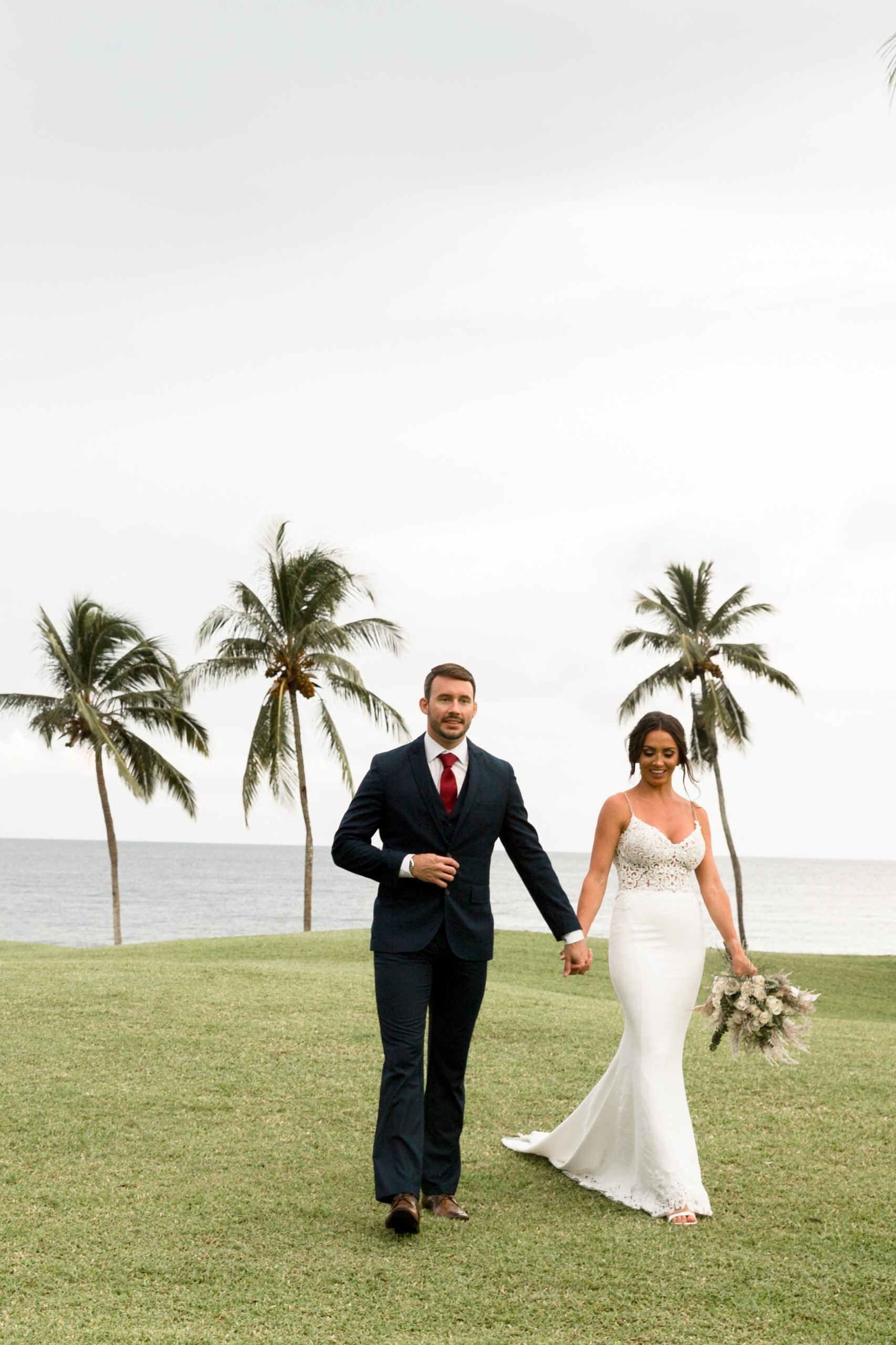 Bride and Groom in Teeth of the Dog® 